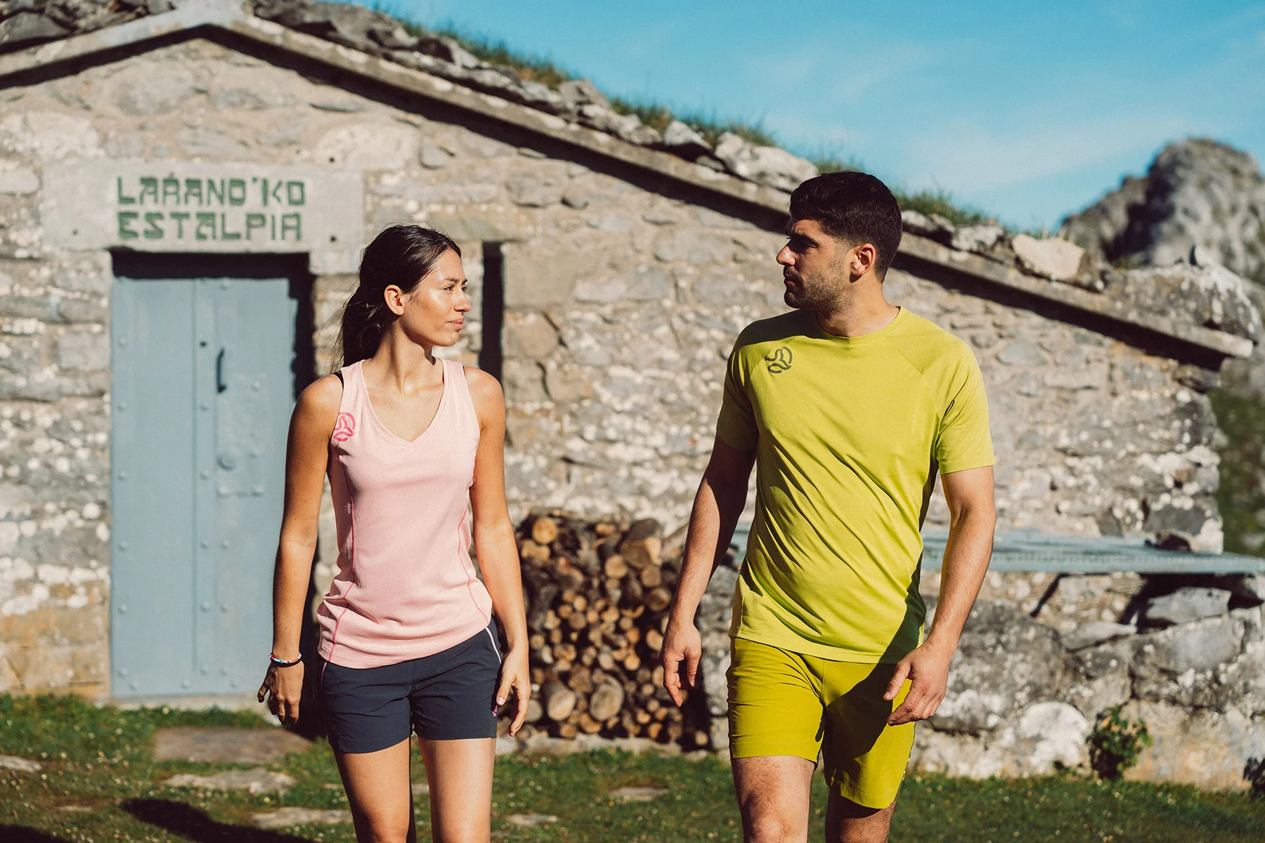 Ternua summer collection, hiker in the mountains