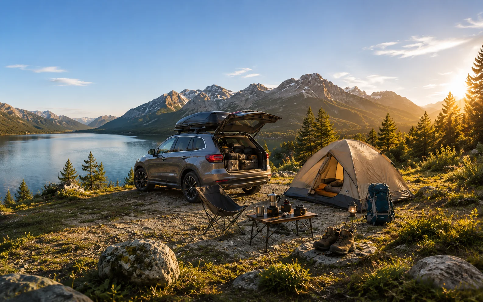 Roadtrip ready: into the car, out into the wild