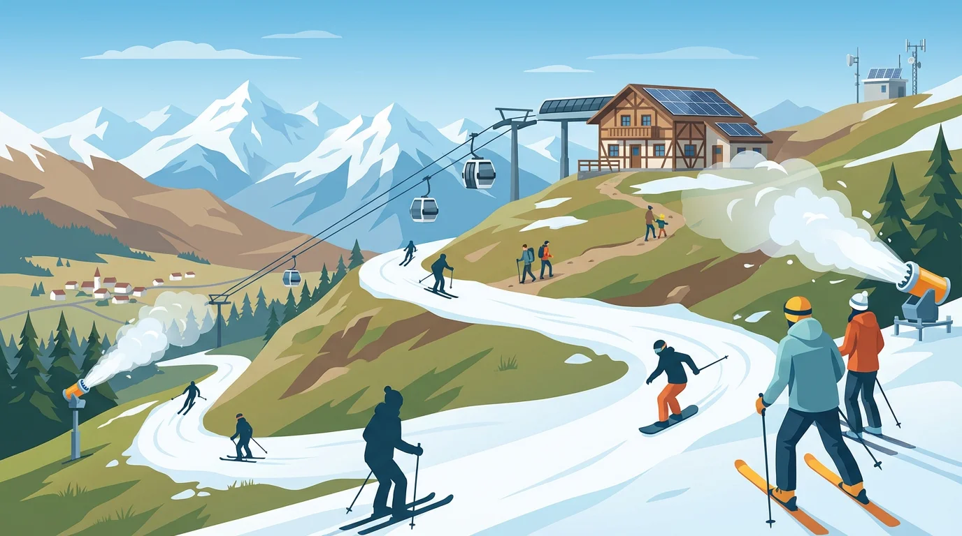 Skigebieden in Duitsland en klimaatverandering: stand van zaken begin 2026