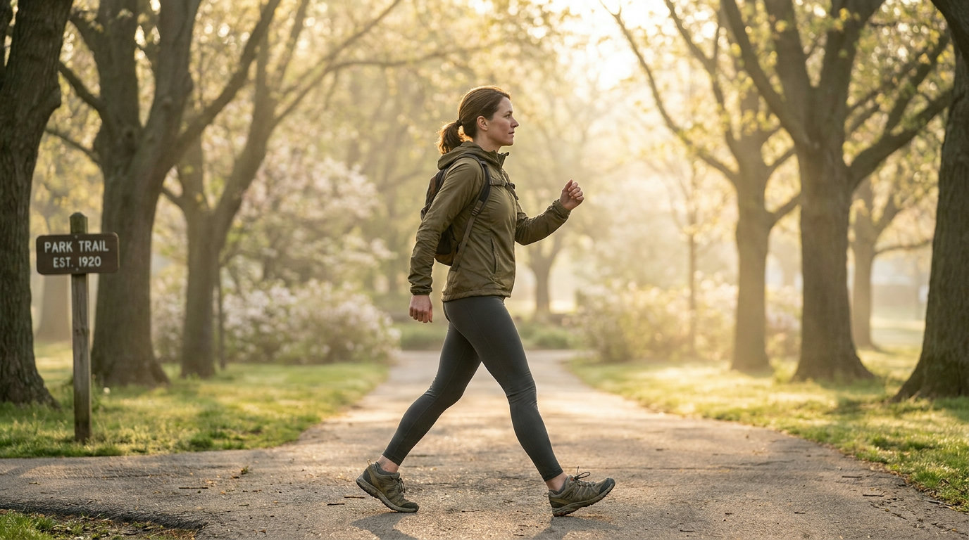 Japanese walking: three minutes fast, three minutes easy