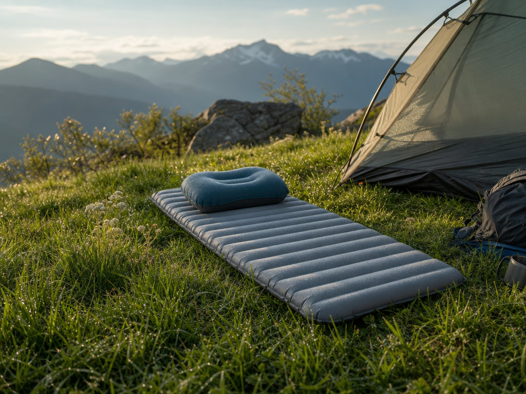 Camping mats and pillows